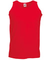 Red - Valueweight athletic vest Vests Fruit of the Loom Must Haves, T-Shirts & Vests Schoolwear Centres