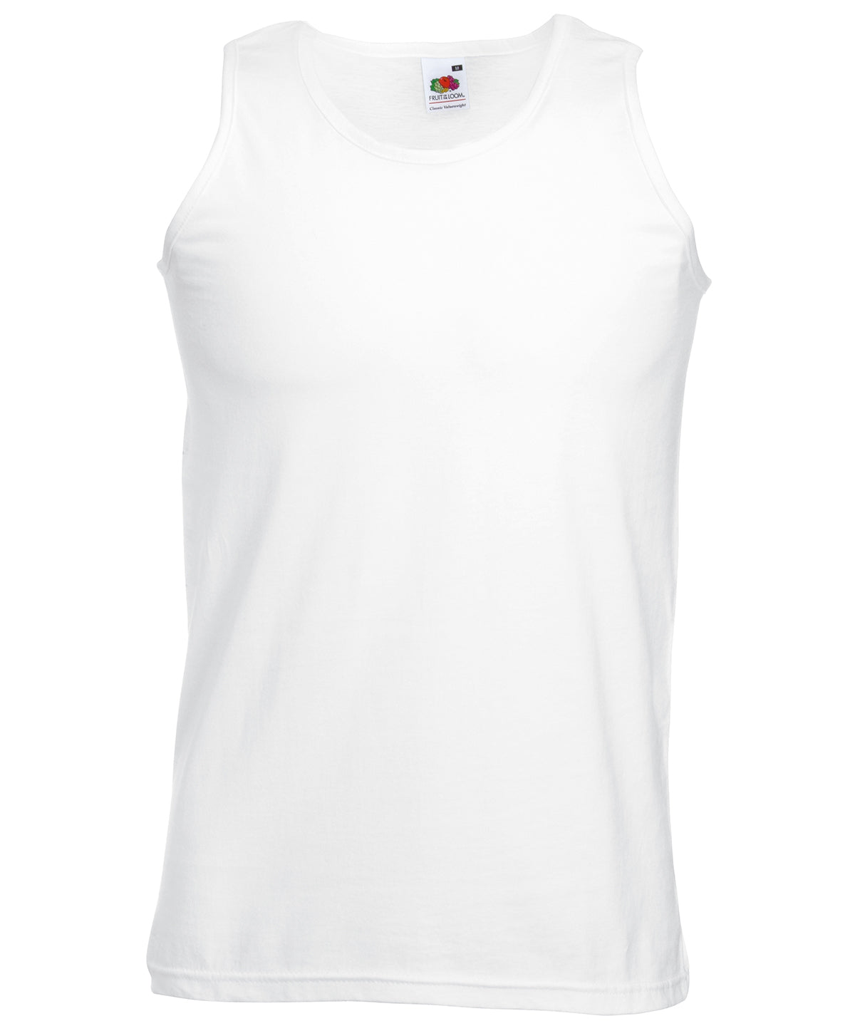 White* - Valueweight athletic vest Vests Fruit of the Loom Must Haves, T-Shirts & Vests Schoolwear Centres