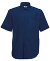 Navy - Oxford short sleeve shirt Shirts Fruit of the Loom Must Haves, Plus Sizes, Shirts & Blouses, Workwear Schoolwear Centres