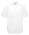 White - Poplin short sleeve shirt Shirts Fruit of the Loom Plus Sizes, Shirts & Blouses, Workwear Schoolwear Centres