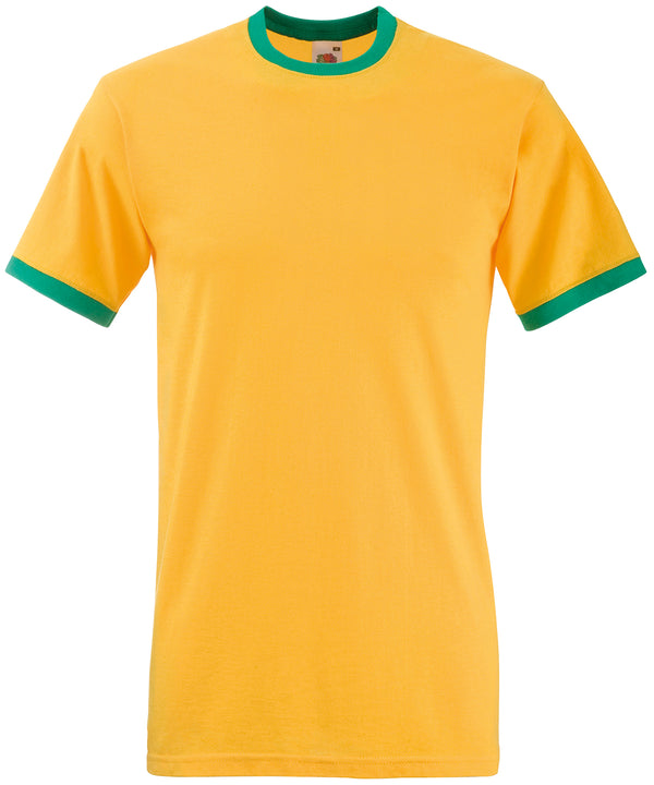 Green ringer t shirt best sale