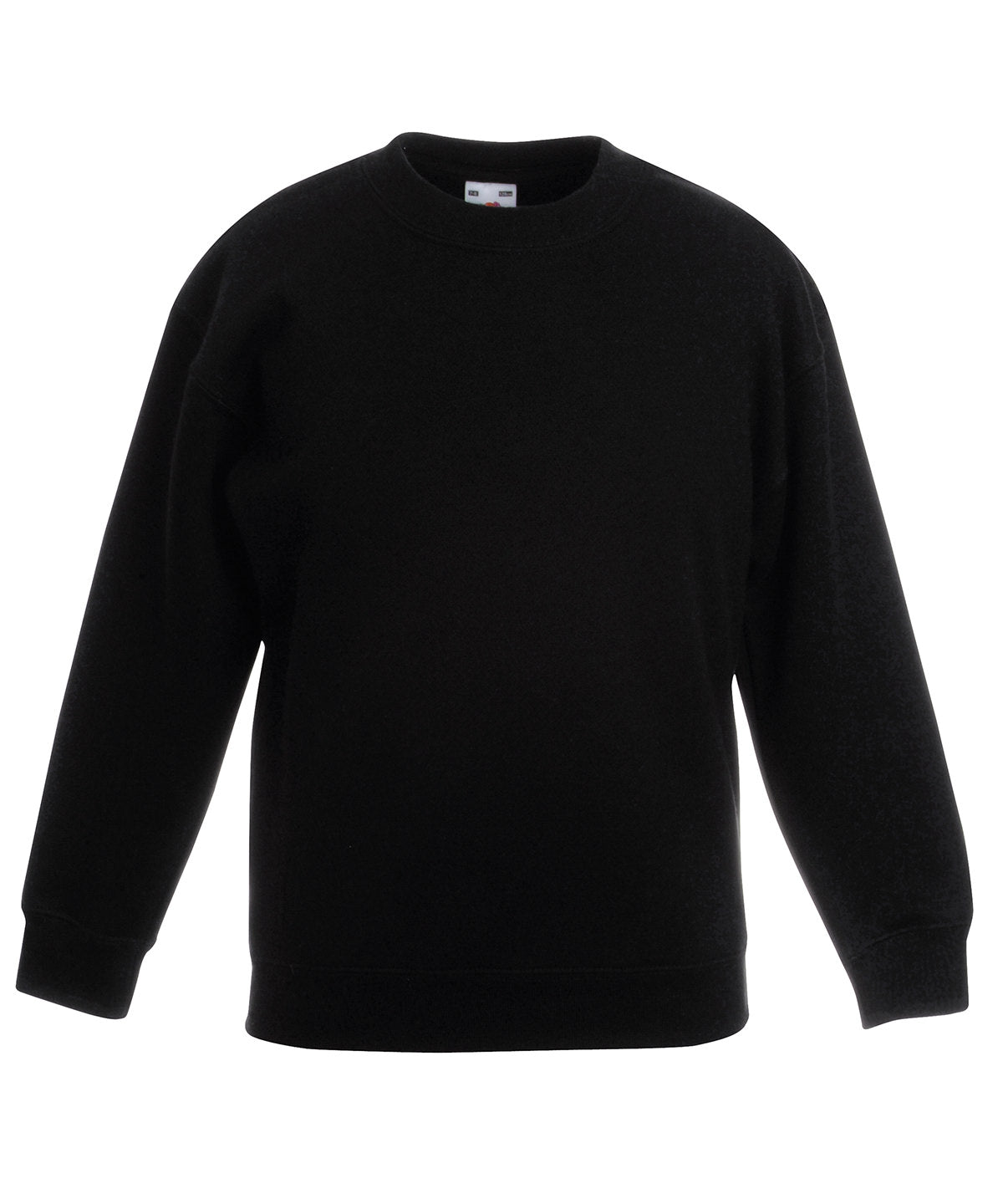 Black - Kids classic set-in sweatshirt Sweatshirts Fruit of the Loom Back to Education, Junior, Must Haves, Sweatshirts Schoolwear Centres