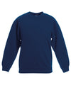 Navy - Kids classic set-in sweatshirt Sweatshirts Fruit of the Loom Back to Education, Junior, Must Haves, Sweatshirts Schoolwear Centres