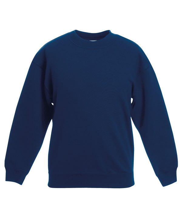 Navy - Kids classic set-in sweatshirt Sweatshirts Fruit of the Loom Back to Education, Junior, Must Haves, Sweatshirts Schoolwear Centres