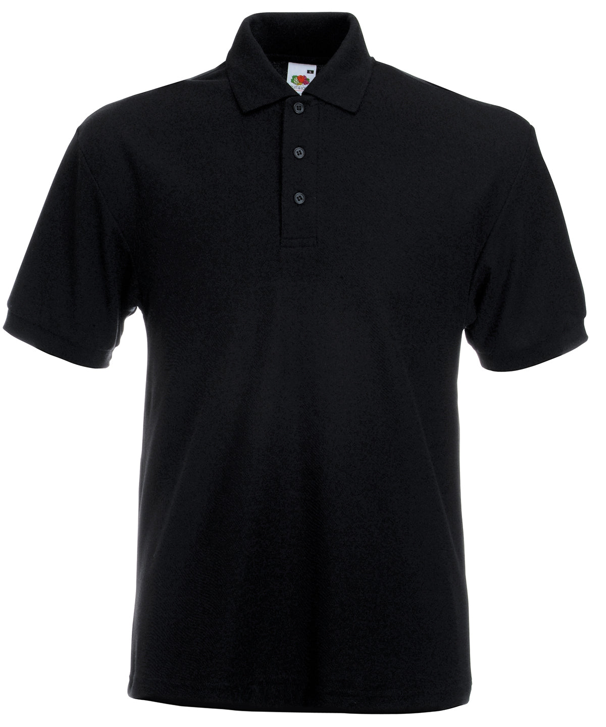 Black* - Heavyweight 65/35 polo Polos Fruit of the Loom Fruit of the Loom Polos, Must Haves, Plus Sizes, Polos & Casual Schoolwear Centres