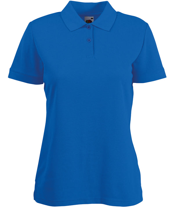 Royal Blue - Women's 65/35 polo Polos Fruit of the Loom Fruit of the Loom Polos, Must Haves, Polos & Casual, Polos safe to wash at 60 degrees, Women's Fashion Schoolwear Centres