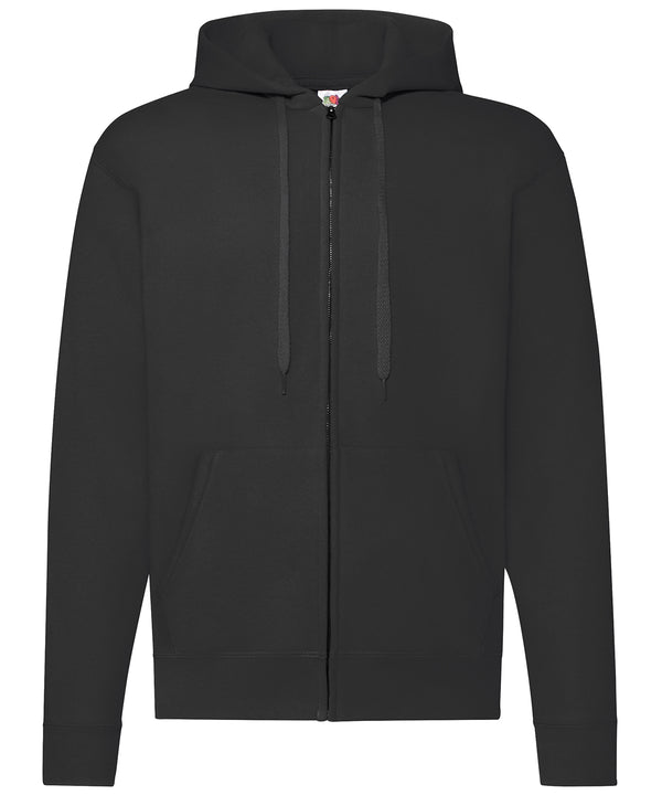 Black*† - Classic 80/20 hooded sweatshirt jacket Hoodies Fruit of the Loom Hoodies, Must Haves, New Sizes for 2021, Plus Sizes, Price Lock, Sports & Leisure Schoolwear Centres