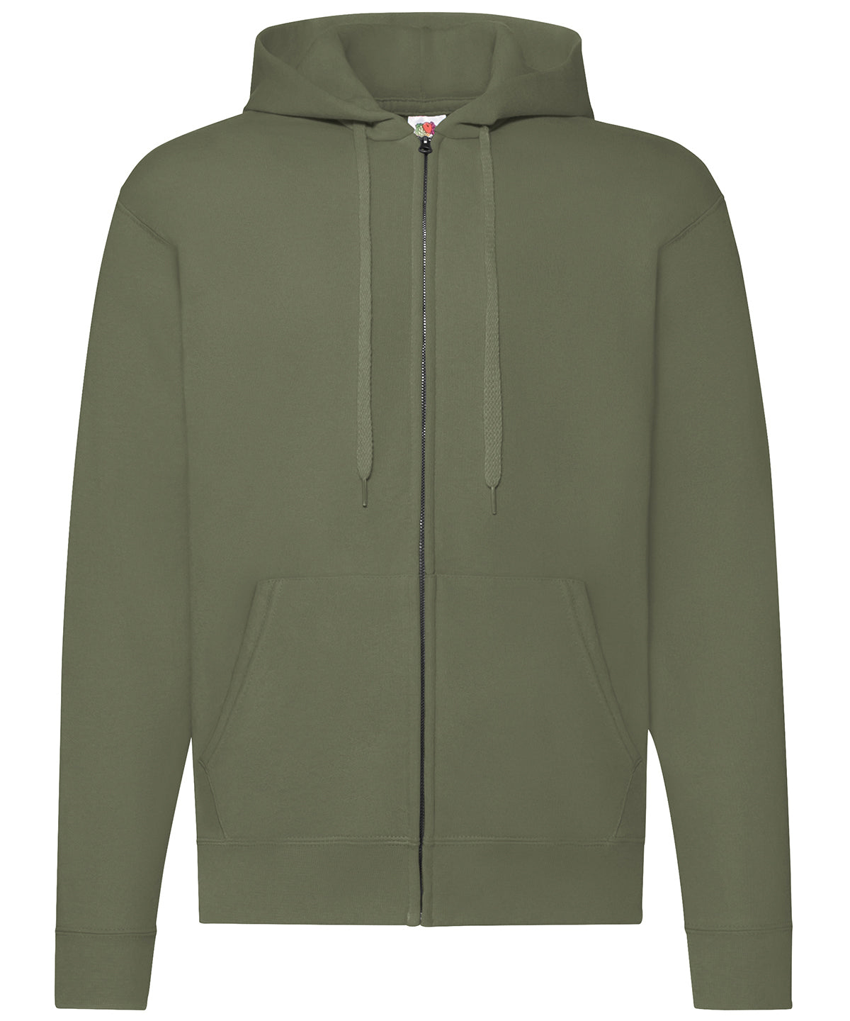 Classic Olive - Classic 80/20 hooded sweatshirt jacket Hoodies Fruit of the Loom Hoodies, Must Haves, New Sizes for 2021, Plus Sizes, Price Lock, Sports & Leisure Schoolwear Centres