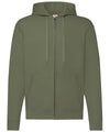 Classic Olive - Classic 80/20 hooded sweatshirt jacket Hoodies Fruit of the Loom Hoodies, Must Haves, New Sizes for 2021, Plus Sizes, Price Lock, Sports & Leisure Schoolwear Centres