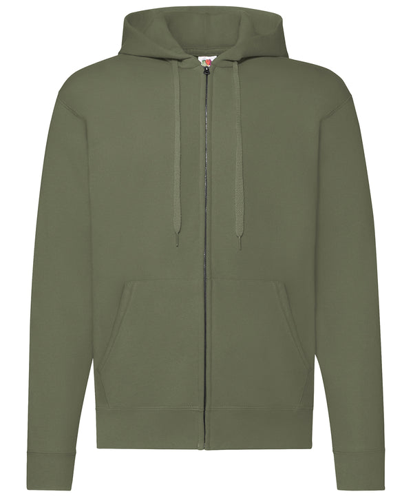 Classic Olive - Classic 80/20 hooded sweatshirt jacket Hoodies Fruit of the Loom Hoodies, Must Haves, New Sizes for 2021, Plus Sizes, Price Lock, Sports & Leisure Schoolwear Centres