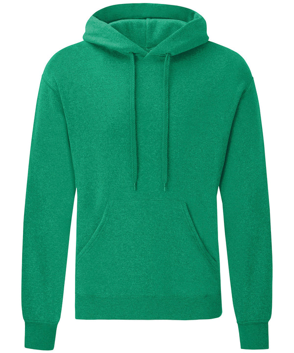 Heather Green - Classic 80/20 hooded sweatshirt Hoodies Fruit of the Loom Home of the hoodie, Hoodies, Must Haves, New Colours for 2023, New Sizes for 2021, Plus Sizes, Price Lock, Raladeal - Recently Added, Sports & Leisure, Workwear Schoolwear Centres