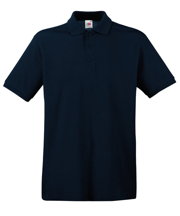Deep Navy - Premium polo Polos Fruit of the Loom 2022 Spring Edit, Fruit of the Loom Polos, Must Haves, New Colours For 2022, Plus Sizes, Polos & Casual, Raladeal - Recently Added Schoolwear Centres