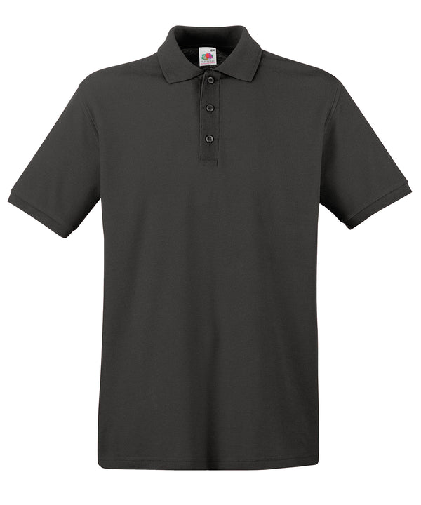 Light Graphite - Premium polo Polos Fruit of the Loom 2022 Spring Edit, Fruit of the Loom Polos, Must Haves, New Colours For 2022, Plus Sizes, Polos & Casual, Raladeal - Recently Added Schoolwear Centres