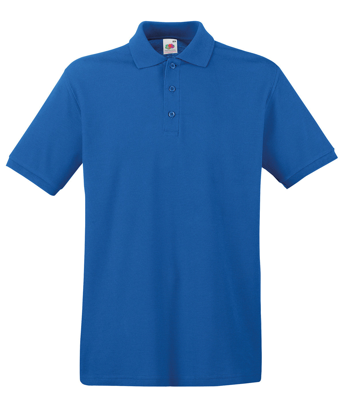 Royal Blue - Premium polo Polos Fruit of the Loom 2022 Spring Edit, Fruit of the Loom Polos, Must Haves, New Colours For 2022, Plus Sizes, Polos & Casual, Raladeal - Recently Added Schoolwear Centres