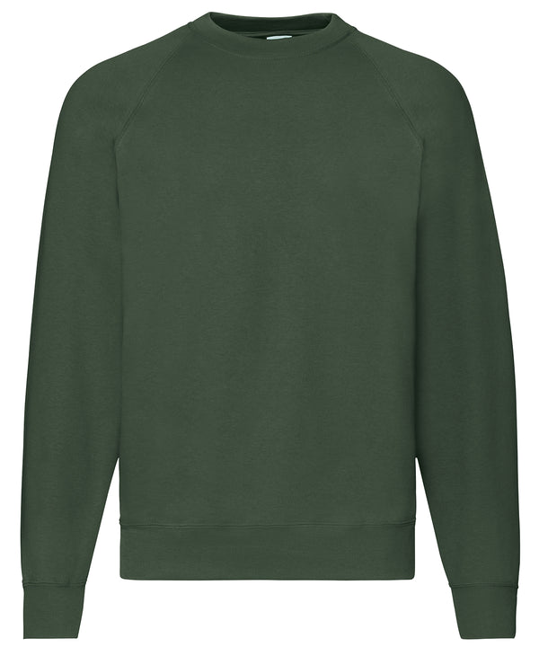 Bottle Green - Classic 80/20 raglan sweatshirt Sweatshirts Fruit of the Loom Co-ords, Must Haves, New Colours for 2023, New Sizes for 2021, Plus Sizes, Price Lock, Sweatshirts Schoolwear Centres