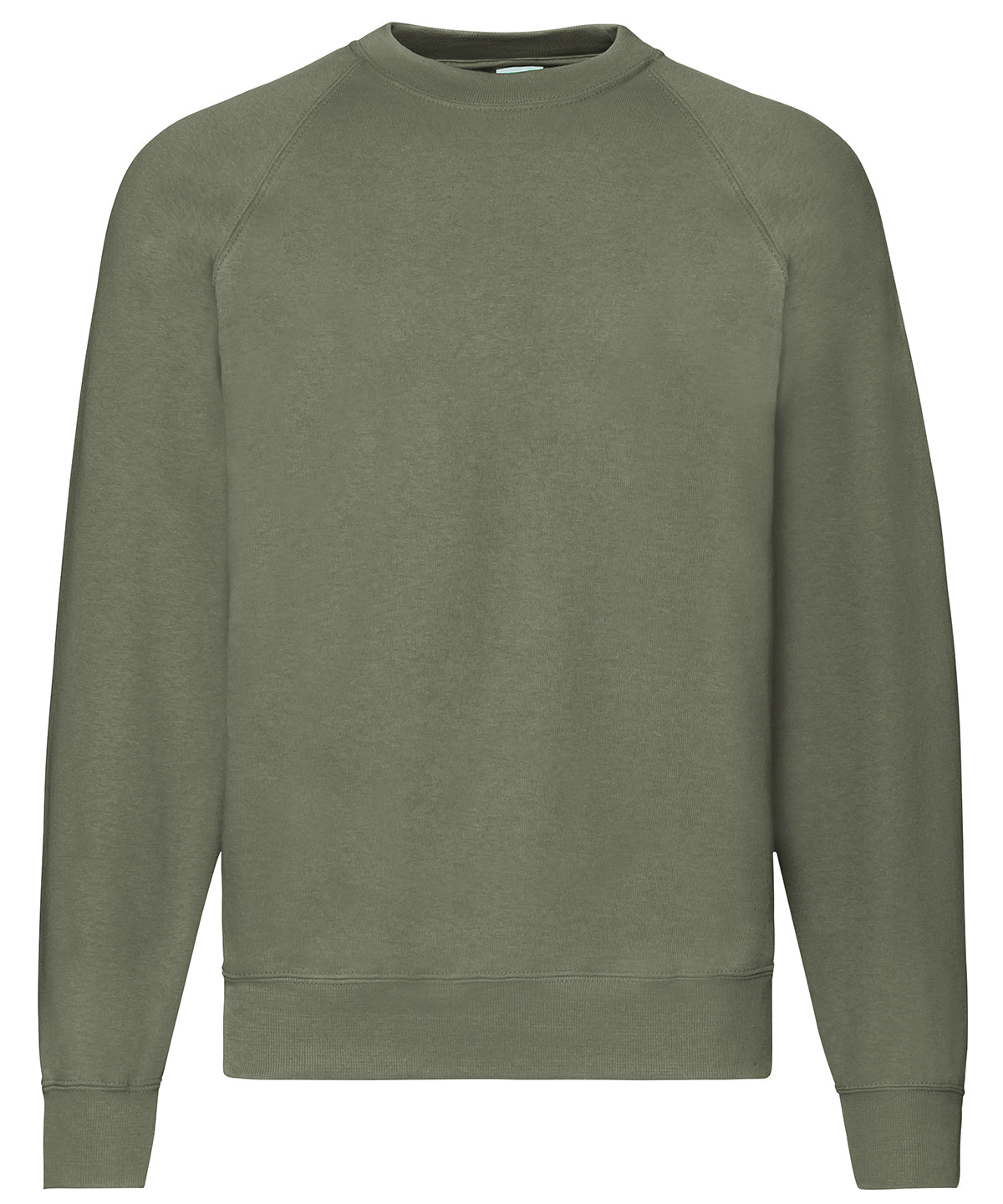 Classic Olive - Classic 80/20 raglan sweatshirt Sweatshirts Fruit of the Loom Co-ords, Must Haves, New Colours for 2023, New Sizes for 2021, Plus Sizes, Price Lock, Sweatshirts Schoolwear Centres