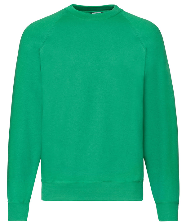 Kelly Green Classic 80 20 raglan sweatshirt