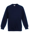 Deep Navy - Kids classic raglan sweatshirt Sweatshirts Fruit of the Loom Back to Education, Junior, Must Haves, Sweatshirts Schoolwear Centres