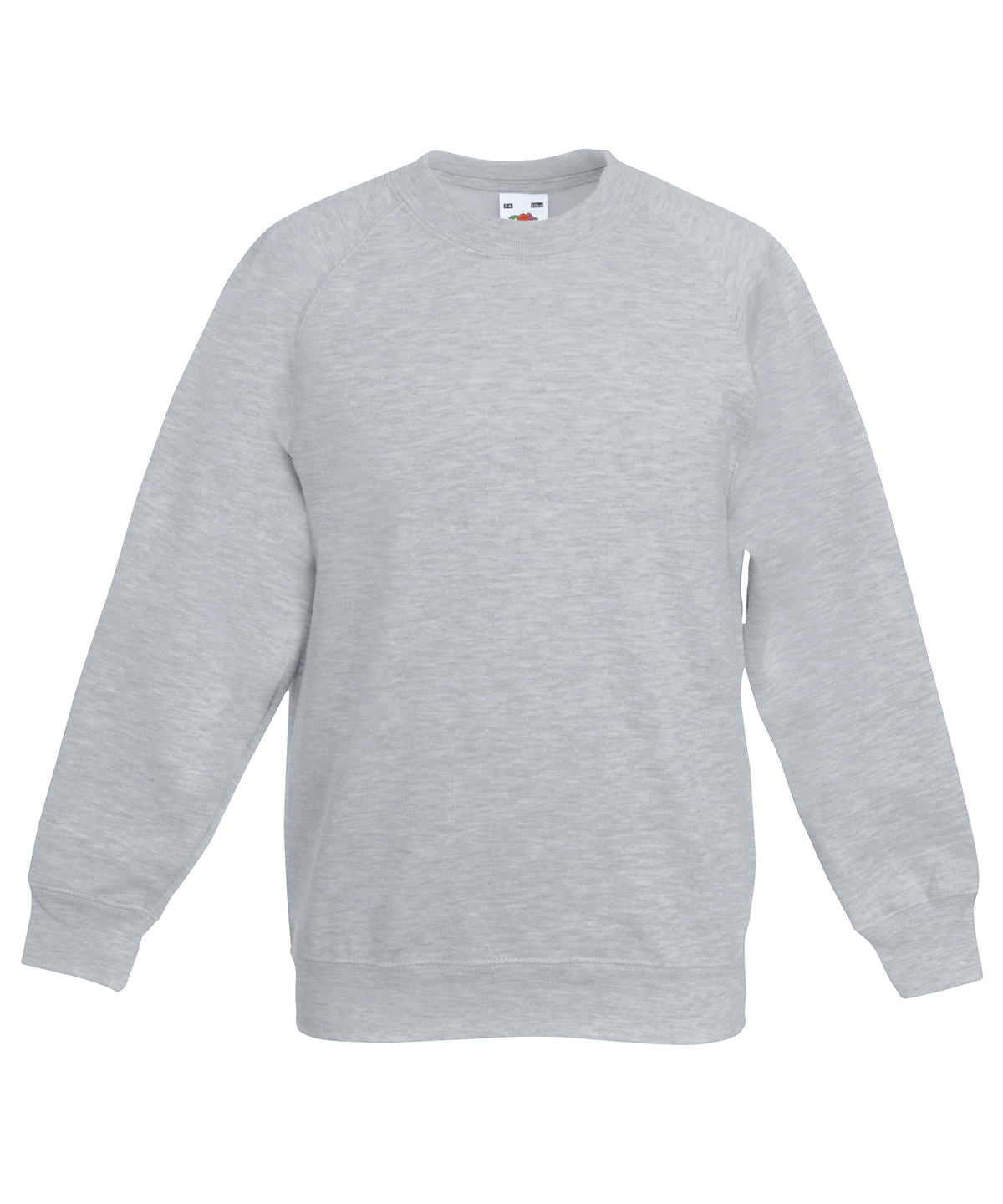 Heather Grey - Kids classic raglan sweatshirt Sweatshirts Fruit of the Loom Back to Education, Junior, Must Haves, Sweatshirts Schoolwear Centres