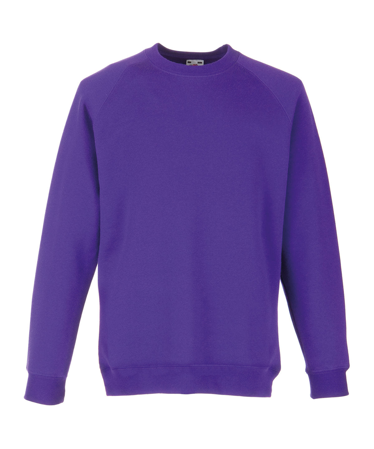 Purple - Kids classic raglan sweatshirt Sweatshirts Fruit of the Loom Back to Education, Junior, Must Haves, Sweatshirts Schoolwear Centres