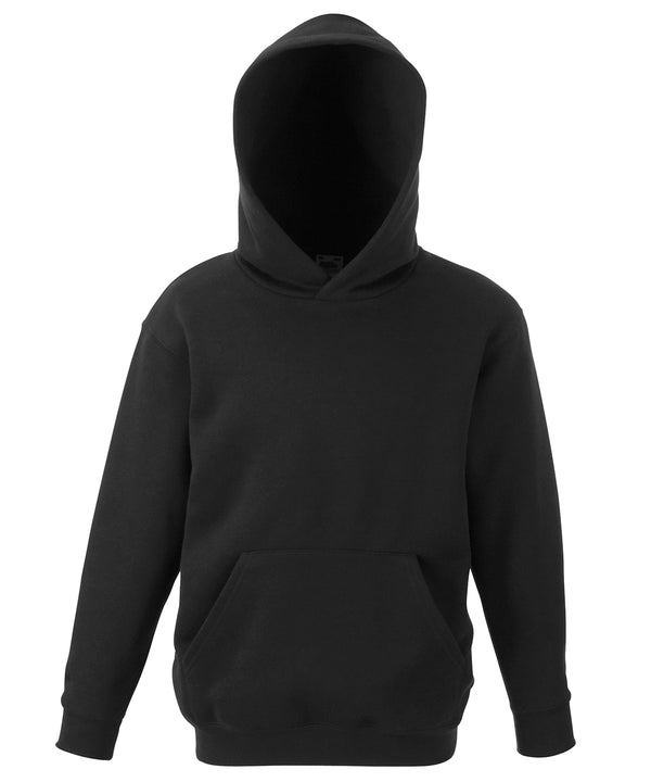 Black - Kids classic hooded sweatshirt Hoodies Fruit of the Loom Home of the hoodie, Hoodies, Junior, Must Haves Schoolwear Centres