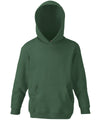 Bottle Green - Kids classic hooded sweatshirt Hoodies Fruit of the Loom Home of the hoodie, Hoodies, Junior, Must Haves Schoolwear Centres