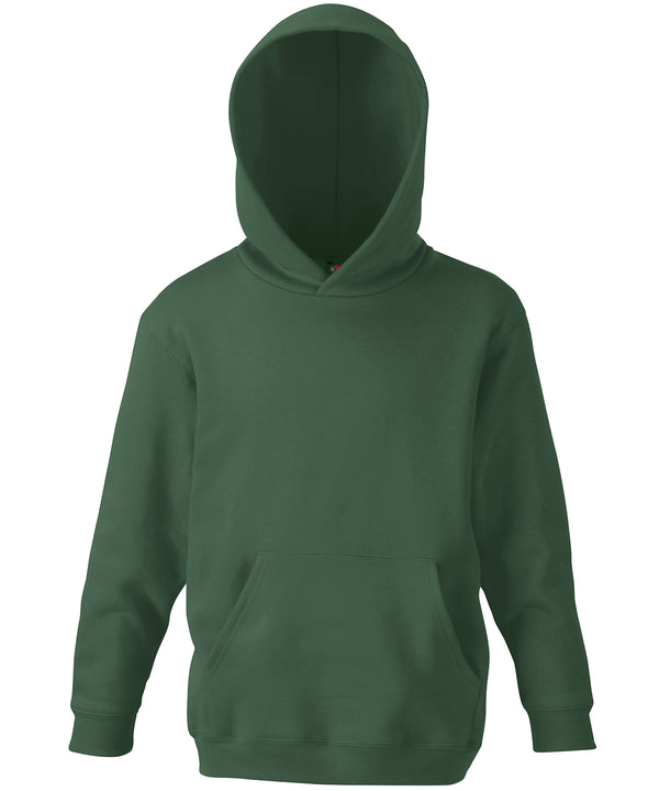 Bottle Green - Kids classic hooded sweatshirt Hoodies Fruit of the Loom Home of the hoodie, Hoodies, Junior, Must Haves Schoolwear Centres