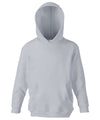 Heather Grey - Kids classic hooded sweatshirt Hoodies Fruit of the Loom Home of the hoodie, Hoodies, Junior, Must Haves Schoolwear Centres