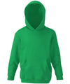 Kelly Green - Kids classic hooded sweatshirt Hoodies Fruit of the Loom Home of the hoodie, Hoodies, Junior, Must Haves Schoolwear Centres