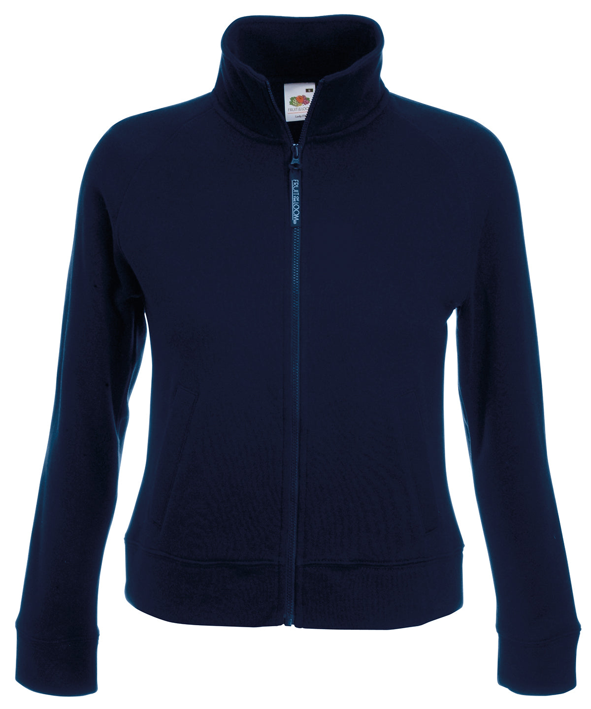 Deep Navy - Women's premium 70/30 sweatshirt jacket Sweatshirts Fruit of the Loom Sweatshirts Schoolwear Centres