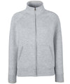 Heather Grey - Women's premium 70/30 sweatshirt jacket Sweatshirts Fruit of the Loom Sweatshirts Schoolwear Centres