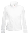 White - Women's premium 70/30 sweatshirt jacket Sweatshirts Fruit of the Loom Sweatshirts Schoolwear Centres