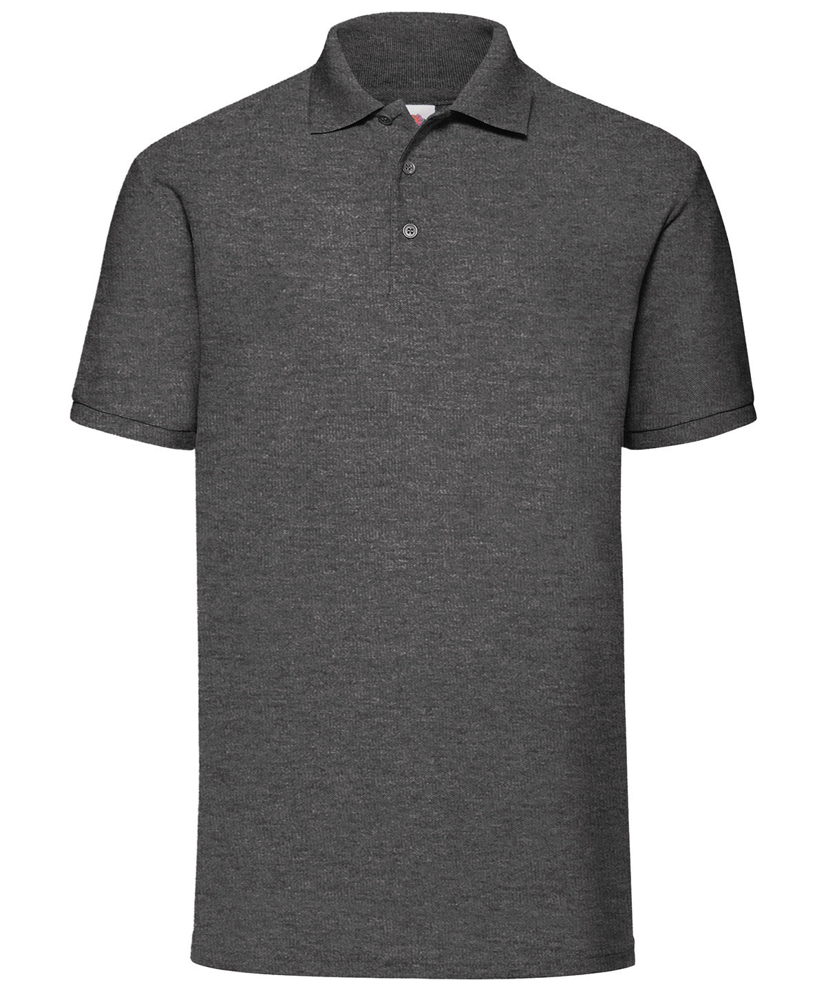 Dark Heather Grey - 65/35 Polo Polos Fruit of the Loom 2022 Spring Edit, Fruit of the Loom Polos, Must Haves, Plus Sizes, Polos & Casual, Polos safe to wash at 60 degrees, Price Lock, Safe to wash at 60 degrees, Sports & Leisure, Workwear Schoolwear Centres