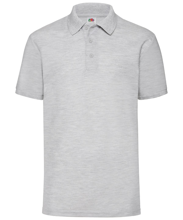 Heather Grey* - 65/35 Polo Polos Fruit of the Loom 2022 Spring Edit, Fruit of the Loom Polos, Must Haves, Plus Sizes, Polos & Casual, Polos safe to wash at 60 degrees, Price Lock, Safe to wash at 60 degrees, Sports & Leisure, Workwear Schoolwear Centres
