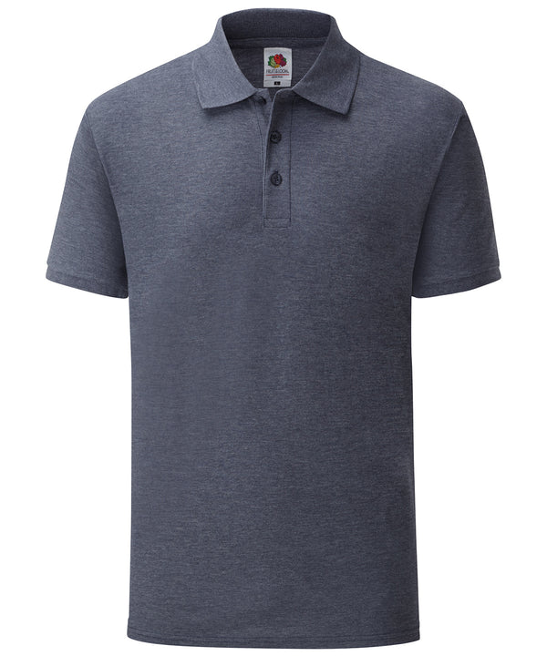 Heather Navy - 65/35 Polo Polos Fruit of the Loom 2022 Spring Edit, Fruit of the Loom Polos, Must Haves, Plus Sizes, Polos & Casual, Polos safe to wash at 60 degrees, Price Lock, Safe to wash at 60 degrees, Sports & Leisure, Workwear Schoolwear Centres