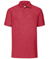 Heather Red - 65/35 Polo Polos Fruit of the Loom 2022 Spring Edit, Fruit of the Loom Polos, Must Haves, Plus Sizes, Polos & Casual, Polos safe to wash at 60 degrees, Price Lock, Safe to wash at 60 degrees, Sports & Leisure, Workwear Schoolwear Centres
