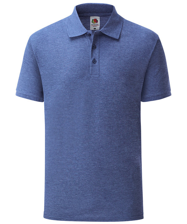 Heather Royal - 65/35 Polo Polos Fruit of the Loom 2022 Spring Edit, Fruit of the Loom Polos, Must Haves, Plus Sizes, Polos & Casual, Polos safe to wash at 60 degrees, Price Lock, Safe to wash at 60 degrees, Sports & Leisure, Workwear Schoolwear Centres
