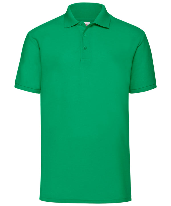 Kelly Green - 65/35 Polo Polos Fruit of the Loom 2022 Spring Edit, Fruit of the Loom Polos, Must Haves, Plus Sizes, Polos & Casual, Polos safe to wash at 60 degrees, Price Lock, Safe to wash at 60 degrees, Sports & Leisure, Workwear Schoolwear Centres