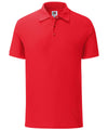Red - 65/35 Tailored fit polo Polos Fruit of the Loom Plus Sizes, Polos & Casual, Rebrandable Schoolwear Centres