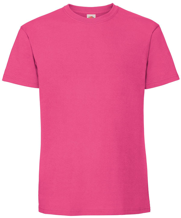 Fuchsia - Ringspun premium T T-Shirts Fruit of the Loom Must Haves, New Colours for 2023, Safe to wash at 60 degrees, T-Shirts & Vests, Tees safe to wash at 60 degrees Schoolwear Centres