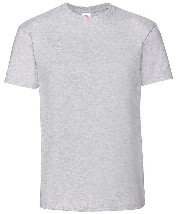 Heather Grey* - Ringspun premium T T-Shirts Fruit of the Loom Must Haves, New Colours for 2023, Safe to wash at 60 degrees, T-Shirts & Vests, Tees safe to wash at 60 degrees Schoolwear Centres