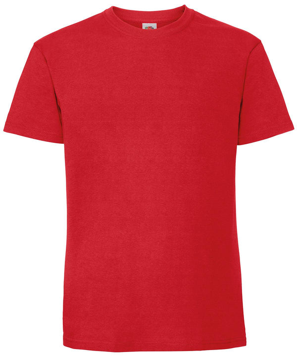 Red - Ringspun premium T T-Shirts Fruit of the Loom Must Haves, New Colours for 2023, Safe to wash at 60 degrees, T-Shirts & Vests, Tees safe to wash at 60 degrees Schoolwear Centres