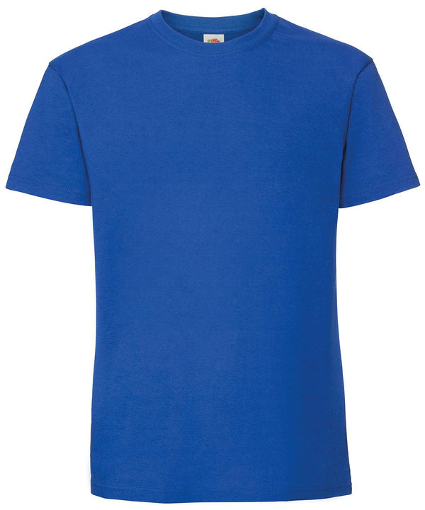 Royal Blue - Ringspun premium T T-Shirts Fruit of the Loom Must Haves, New Colours for 2023, Safe to wash at 60 degrees, T-Shirts & Vests, Tees safe to wash at 60 degrees Schoolwear Centres