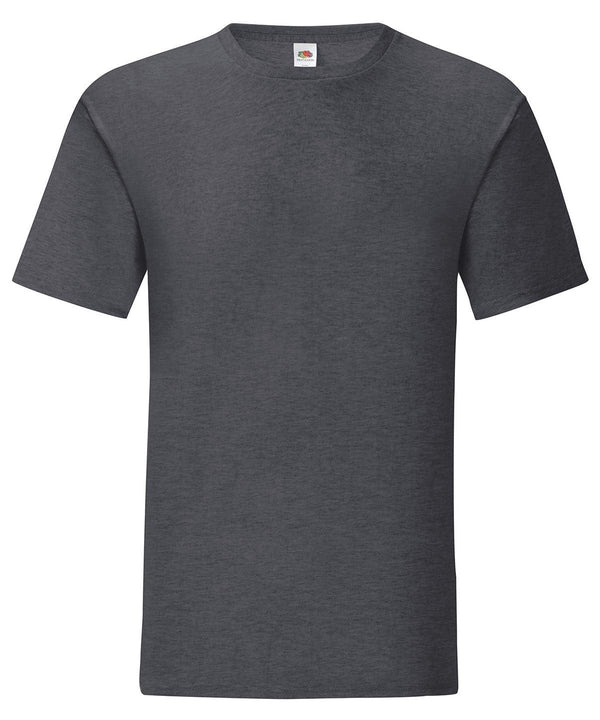 Dark Heather Grey - Iconic 150 T T-Shirts Fruit of the Loom Holiday Season, Must Haves, New Colours For 2022, New Colours for 2023, New Sizes for 2021, Plus Sizes, Rebrandable, T-Shirts & Vests Schoolwear Centres