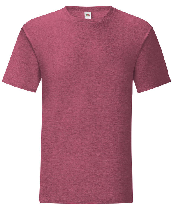 Heather Burgundy - Iconic 150 T T-Shirts Fruit of the Loom Holiday Season, Must Haves, New Colours For 2022, New Colours for 2023, New Sizes for 2021, Plus Sizes, Rebrandable, T-Shirts & Vests Schoolwear Centres