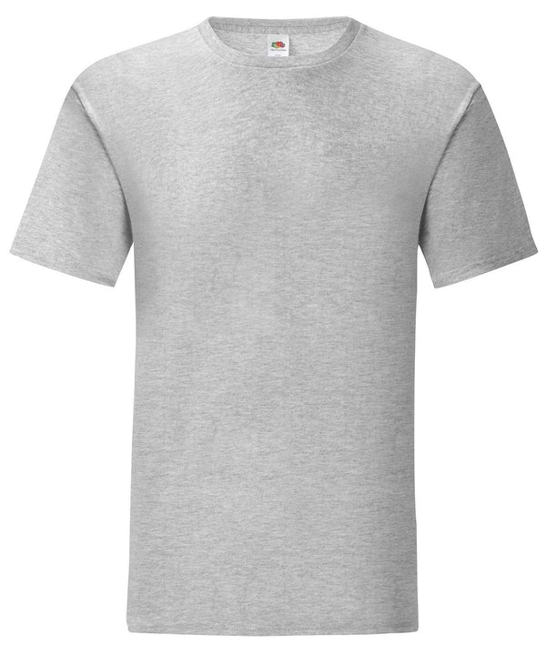 Heather Grey*† - Iconic 150 T T-Shirts Fruit of the Loom Holiday Season, Must Haves, New Colours For 2022, New Colours for 2023, New Sizes for 2021, Plus Sizes, Rebrandable, T-Shirts & Vests Schoolwear Centres