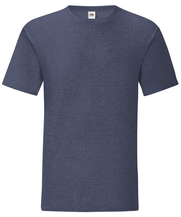 Heather Navy - Iconic 150 T T-Shirts Fruit of the Loom Holiday Season, Must Haves, New Colours For 2022, New Colours for 2023, New Sizes for 2021, Plus Sizes, Rebrandable, T-Shirts & Vests Schoolwear Centres