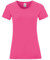 Fuchsia - Women's iconic T T-Shirts Fruit of the Loom Holiday Season, New Colours For 2022, New Colours for 2023, Rebrandable, T-Shirts & Vests Schoolwear Centres