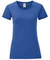 Heather Royal - Women's iconic T T-Shirts Fruit of the Loom Holiday Season, New Colours For 2022, New Colours for 2023, Rebrandable, T-Shirts & Vests Schoolwear Centres