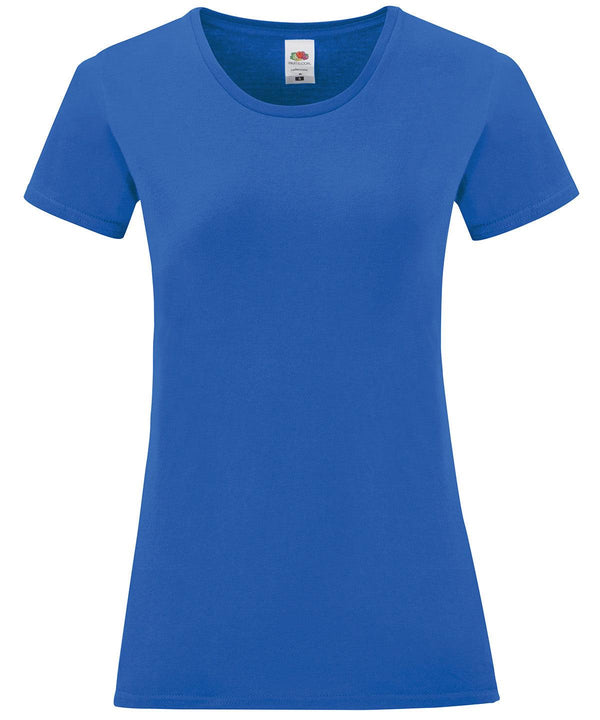 Royal Blue - Women's iconic T T-Shirts Fruit of the Loom Holiday Season, New Colours For 2022, New Colours for 2023, Rebrandable, T-Shirts & Vests Schoolwear Centres